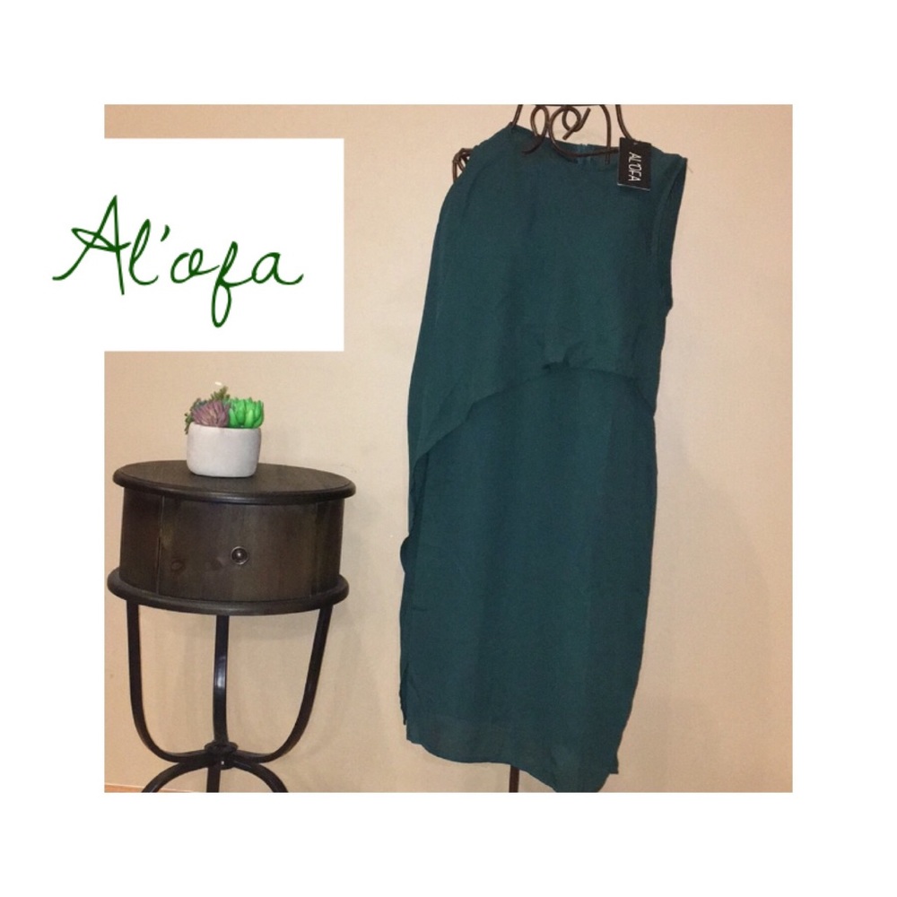 Al’ofa • {Sheer} Green Dress